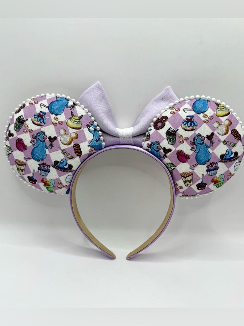 Handcrafted Disney Ratatouille Remy Minnie Ears - Picture 2 of 2